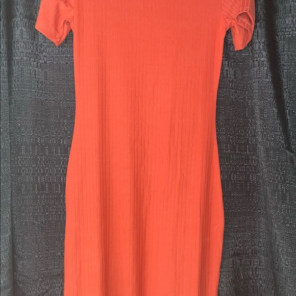 Rust slit dress 👗 - Picture 7 of 7